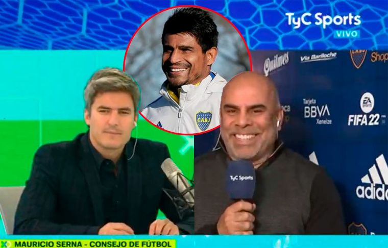 Chicho Serna se tomó a risa la pregunta sobre si Boca buscará un técnico para 2023.