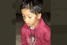 El nene fue abandonado por su madre porque el padre le pegaba salvajemente cada vez que el niño hacía una travesura