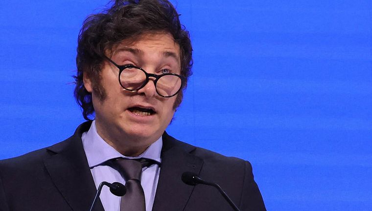 Javier Milei dejó un mensaje claro en el foro de Davos: Occidente está en peligro. Foto: NA