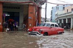 Cuba inundación huracanes Idalia dejó daños en su paso por Cuba. Foto: Efe.