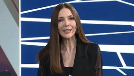 La comunicadora repudió los actos de vandalismo. Foto: captura de pantalla TV/ La Nación+. La comunicadora repudió los actos de vandalismo. Foto: captura de pantalla TV/ La Nación+.