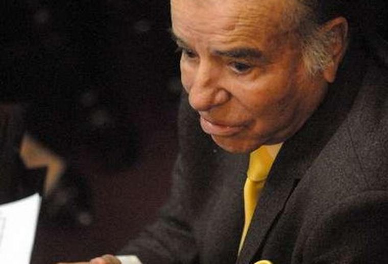 Carlos Menem, ex presidente argentino. Foto: Perfil