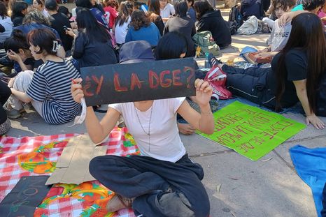 ¿Estudiar con ratas? La sentada de Bellas Artes que interpela a la DGE.