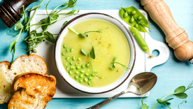 Receta fácil de sopa crema de arvejas, el plato casero que reconforta el alma.