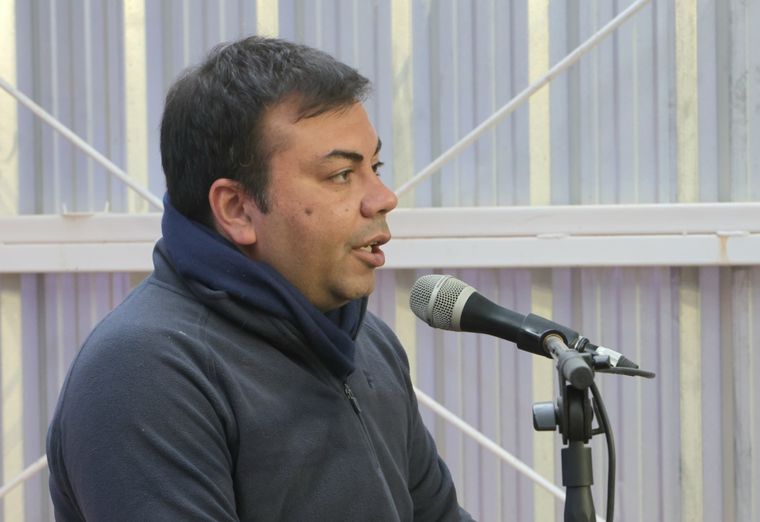 El intendente de Las Heras, Francisco Lo Presti, fue el anfitrión prominero