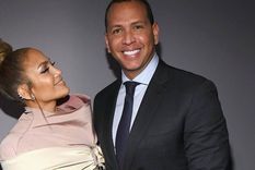 Jlo y Arod Foto: Archivo