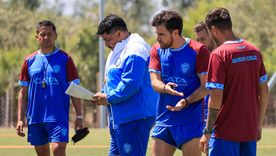El Turco Asad, el Mago Ramírez y el Fideo Fernández, el nuevo cuerpo técnico del Tomba.   El Turco Asad, el Mago Ramírez y el Fideo Fernández, el nuevo cuerpo técnico del Tomba.