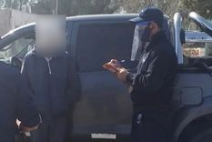 Detención El momento en que los agentes puntanos apresaron al infractor. Foto: Policía de San Luis. Detención El momento en que los agentes puntanos apresaron al infractor. Foto: Policía de San Luis.