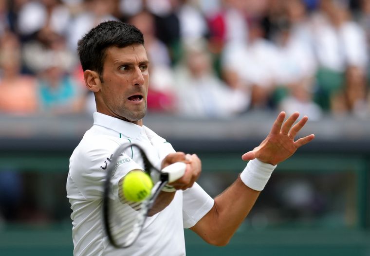 Nole sigue firme en Wimbledon Foto: DPA