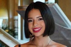 Los jeans tiro alto son los favoritos de Ángela Aguilar.