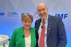 Federico Sturzenegger junto a Kristalina Georgieva. Foto: Archivo MDZ