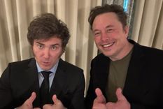 Javier Milei junto a Elon Musk Foto: X (@JMilei)