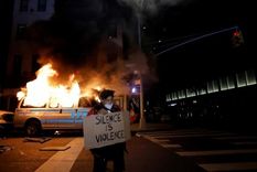 impresionantes videos: eeuu bajo el duro fuego de la protesta social