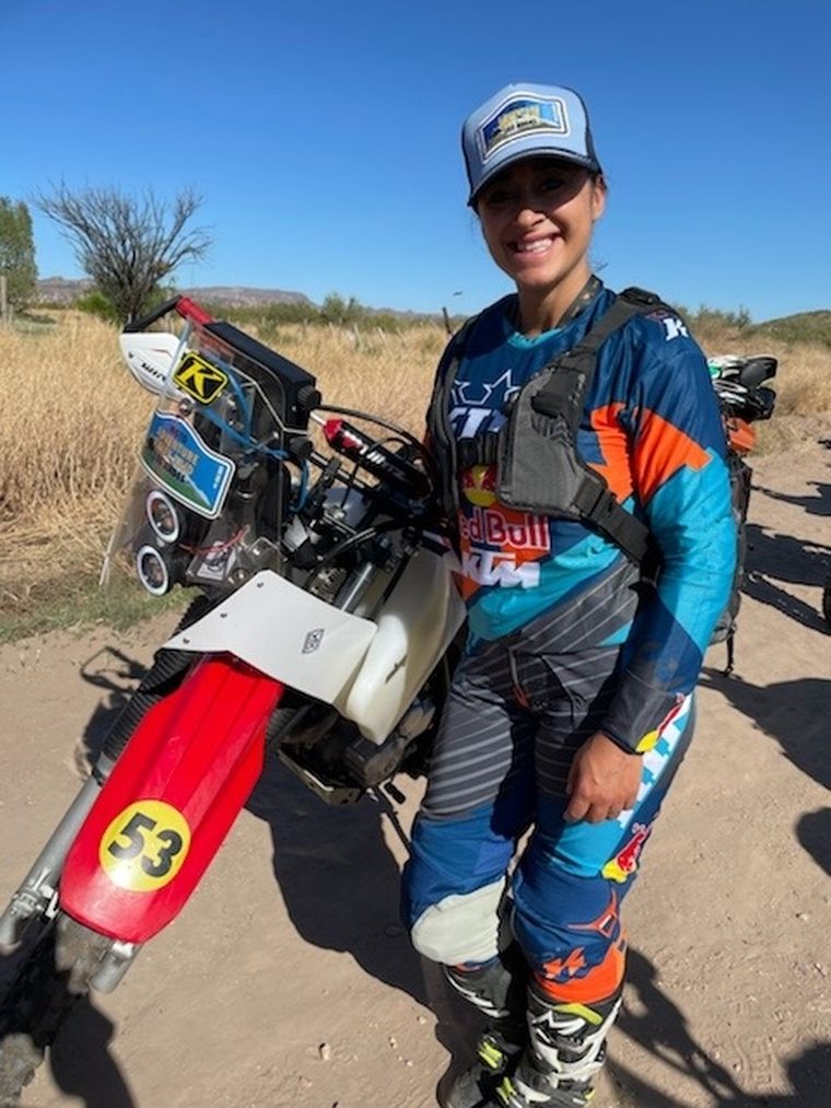 Romina Lo Conte fue la única mujer que participó en el ARR. Foto: Jorge Caloiro