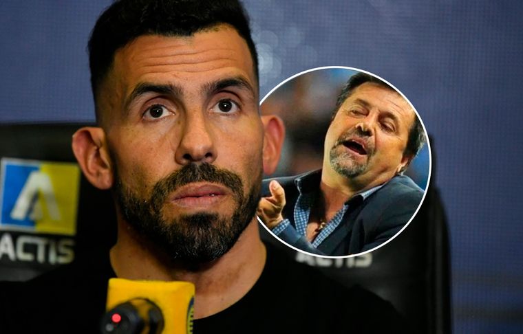 Carlos Tevez Carlitos le respondió a Caruso Lombardi.