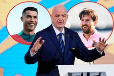 Infantino se refirió a la presencia de Messi y Cristiano Ronaldo en el Mundial de Clubes. Foto: FIFA, @cistiano e Inter Miami