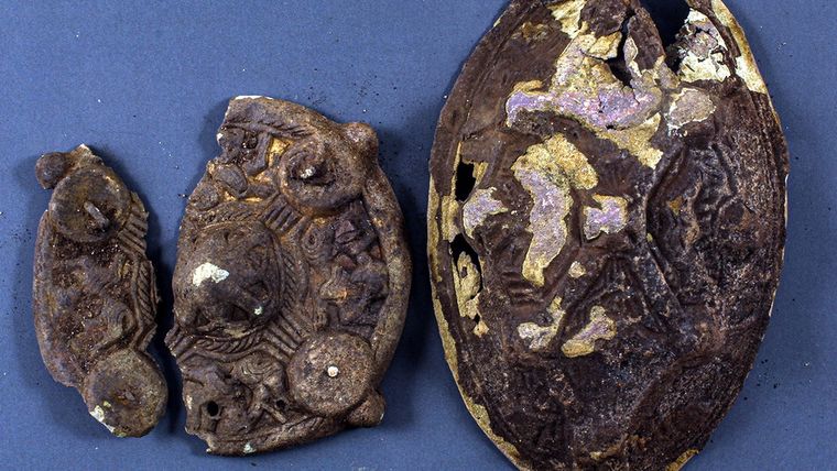 broches vikingos Noruega Los broches vikingos están en buen estado. Foto: Rune Nordseter/Kulturarv, Vestfold and Telemark County Council