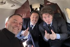 Javier Milei transfirió a Defensa el control total de los aviones presidenciales. Foto: archivo.