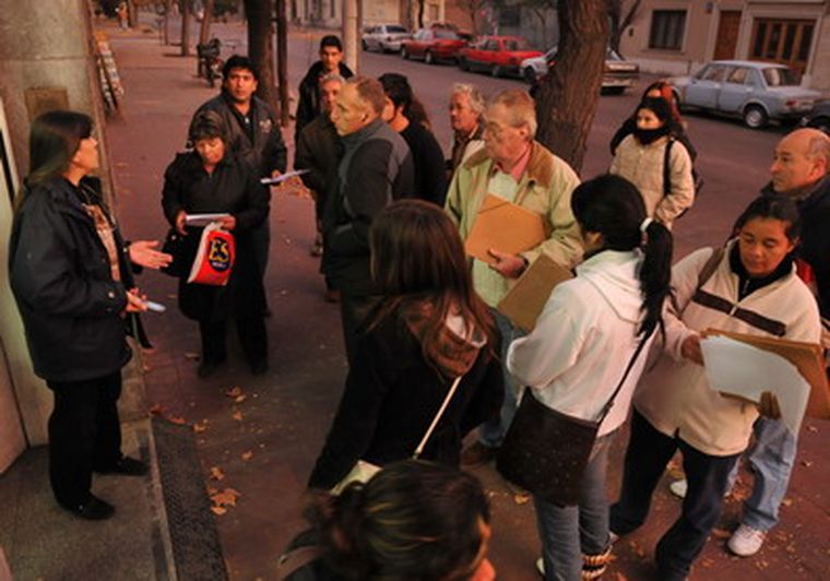 La sede de calle Eusebio Blanco permanece cerrada al público. Foto: Nacho Gaffuri / MDZ