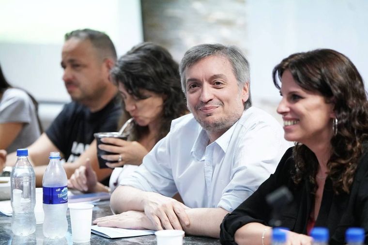 Máximo Kichner habló enel Plenario de la agrupación Unidos y Organizados Foto: Prensa Máximo Kirchner