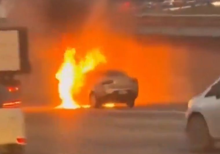 Los dos ocurrieron mano a Capital Federal Foto: captura video