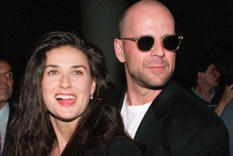 BRUCE WILLIS Y DEMI MOORE SE CONOCIERON EN 1987. LA EXPAREJA TIENE TRES HIJAS EN COMÚN.