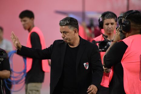 Marcelo Gallardo y una picante chicana contra los periodistas. Marcelo Gallardo y una picante chicana contra los periodistas.