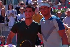 Alcaraz y Nadal hacen historia. Foto: Captura