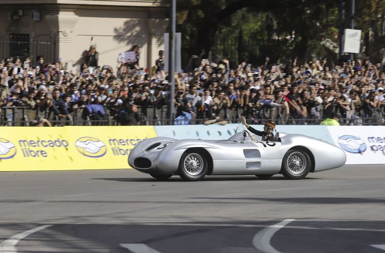 Franco Colapinto durante el Road Show en Buenos Aires. Franco Colapinto durante el Road Show en Buenos Aires.