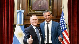 Peter Lamelas y Martín Menem Peter Lamelas y Martín Menem