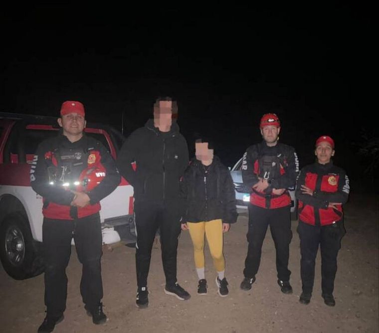 El rescate de dos&nbsp; excursionistas que se desorientaron en las Altas Cumbres de Córdoba.