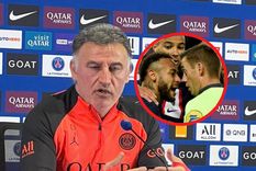 Galtier bancó a Neymar, que dejó el Parque de los Príncipes tras ser expulsado en el PSG.