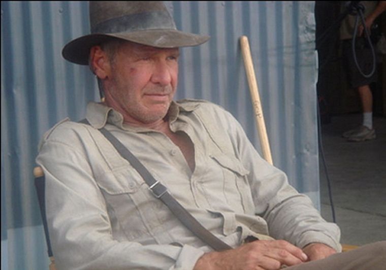 Harrison Ford, protagonista del film Indiana Jones 4. Foto: web