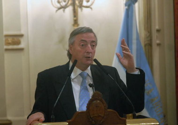 El Presidente Nestor Kirchner encabezó el acto de lanzamiento de obras de infraestructura para Quilmes. Foto: web