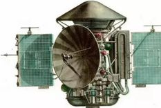 La Sonda Mars 3, de la Unión Soviética. Foto: Dpa.