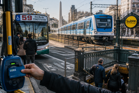 Buenos Aires presenta fuertes diferencias tarifarias en el transporte público según el medio elegido, la jurisdicción y la extensión del recorrido.