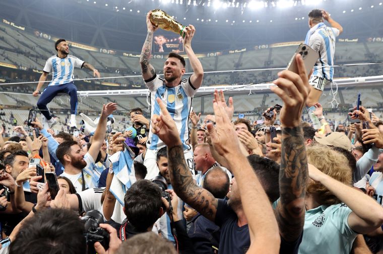 Argentina se consagró campeona del mundo por tercera vez en su histoia. Foto: EFE