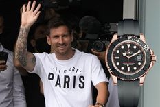 messi reloj El lujoso reloj que el rosarino eligió para que lo acompañe en esta nueva etapa. Foto: thesmedia.id