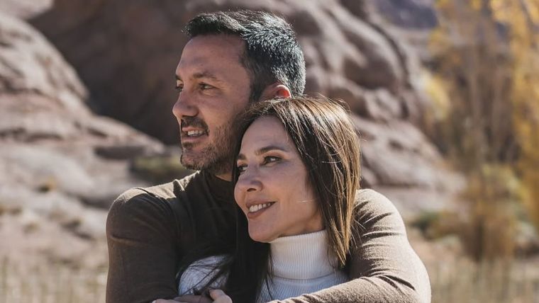 Cristina Pérez junto a Luis Petri. Foto: Instagram/ @cris_noticias. 