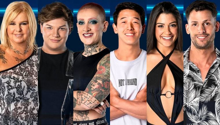 Virginia, Emma Vich, Furia, Martín Ku, Rosina y Joel.