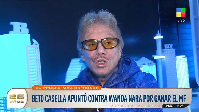 El conductor apuntó contra Wanda Nara. El conductor apuntó contra Wanda Nara.
