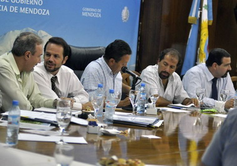 Al vice Cristian Racconto lo llamó el propio Jaque a la reunión. Foto: Prensa Gobierno