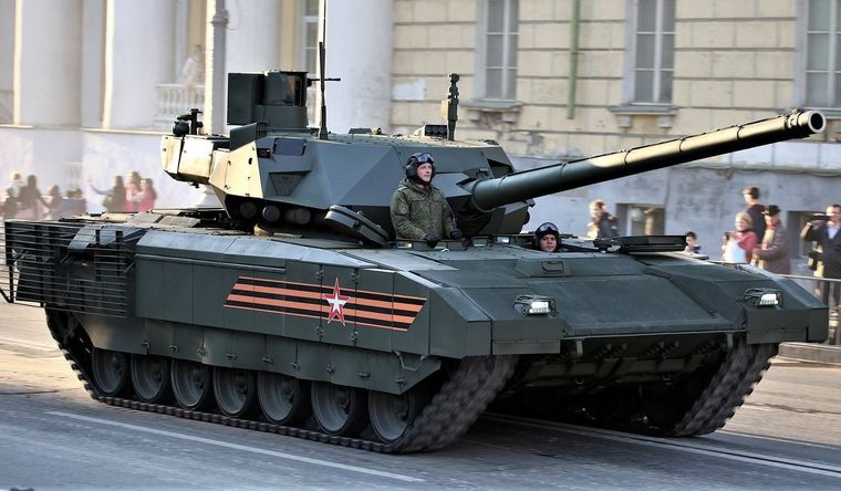 T-14 Armata tanque Rusia El T-14 Armata de Rusia, ya está en Ucrania. Foto: Efe.