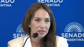 Karina Milei le bajó el pulgar a María Verónica Michelli. Karina Milei le bajó el pulgar a María Verónica Michelli.