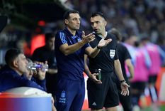 Scaloni no encontró respuestas en la derrota de Argentina ante Uruguay Foto: @Argentina