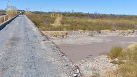 El actual puente de la ruta 31 que atraviesa el río Mendoza y será demolido.  El actual puente de la ruta 31 que atraviesa el río Mendoza y será demolido.