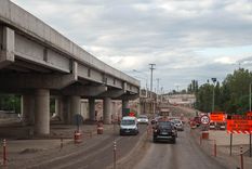 Las obras de la Ruta 82 en Luján de Cuyo continúan. Foto: Santiago Abdón Tagua/MDZ