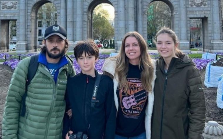 Se la jugó Geraldine se animó a vivir una aventura con su familia.