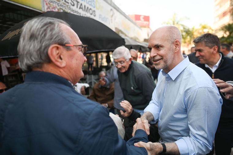 El jefe de Gobierno porteño, Horacio Rodríguez Larreta sigue recorriendo el país Foto: @horaciorlarreta