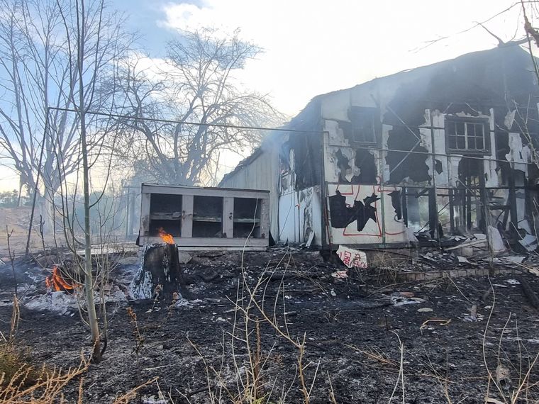 El fuego, controlado Foto: MDZ